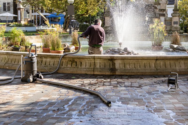 Local Fountain Repair pros at work